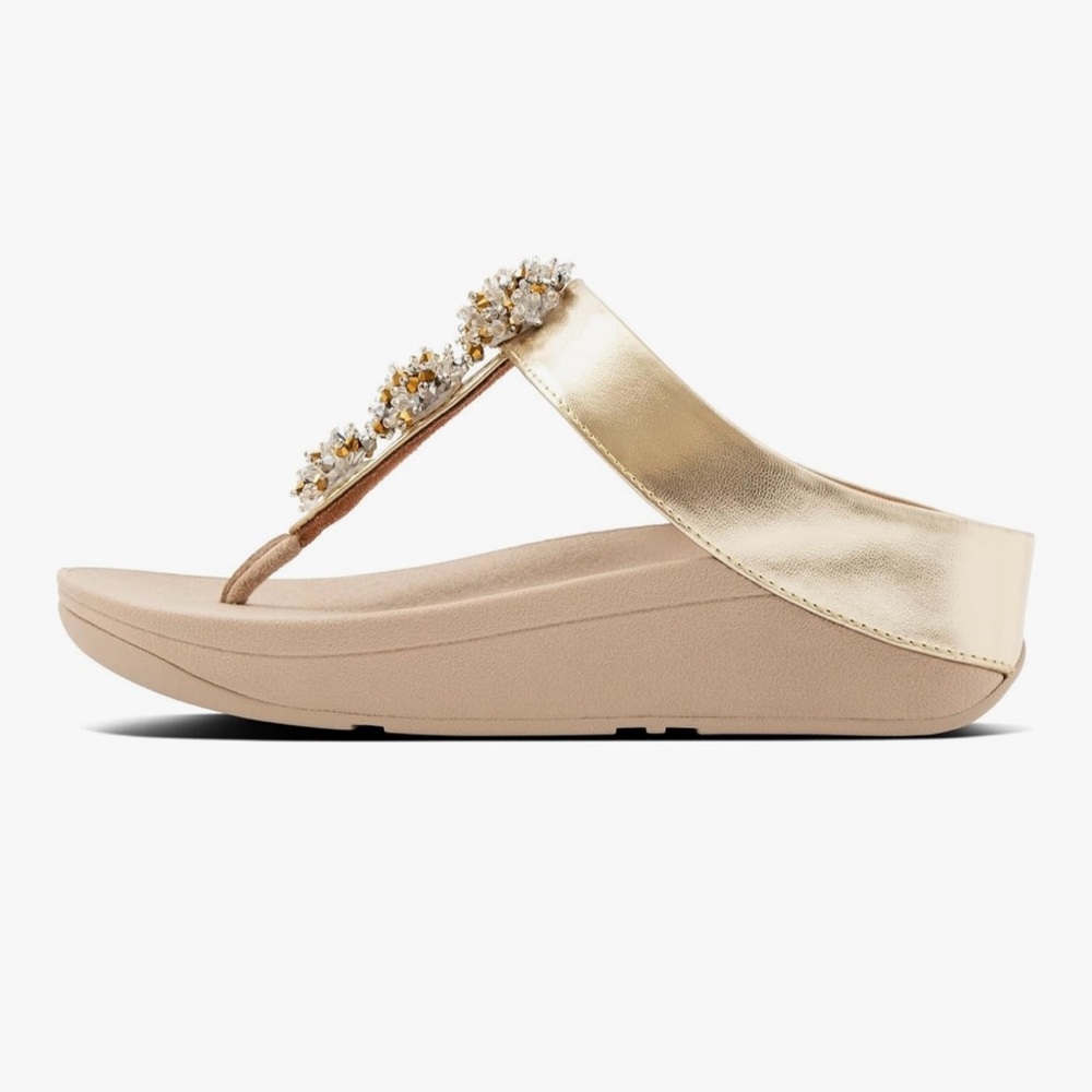 Fitflop Gold Embellished Women's Sandals